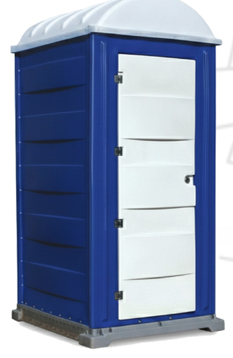 Portable toilet without water tank Model 2020 polyethylene cabin exterior